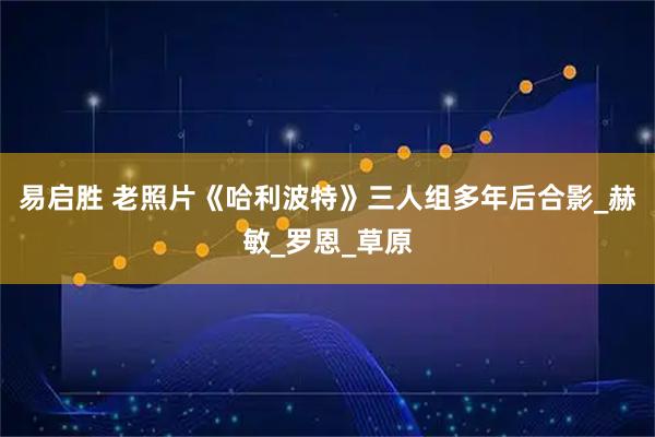 易启胜 老照片《哈利波特》三人组多年后合影_赫敏_罗恩_草原