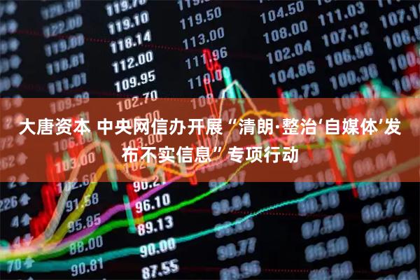 大唐资本 中央网信办开展“清朗·整治‘自媒体’发布不实信息”专项行动